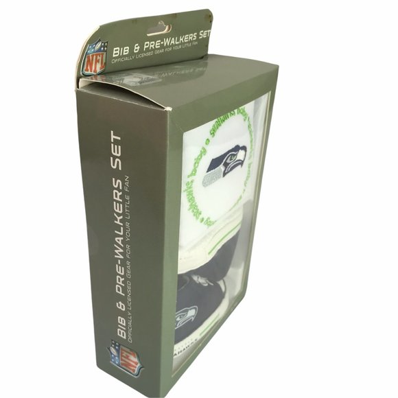 Baby Fanatic Bib with Pre-Walker, Seattle Seahawks - Picture 2 of 9